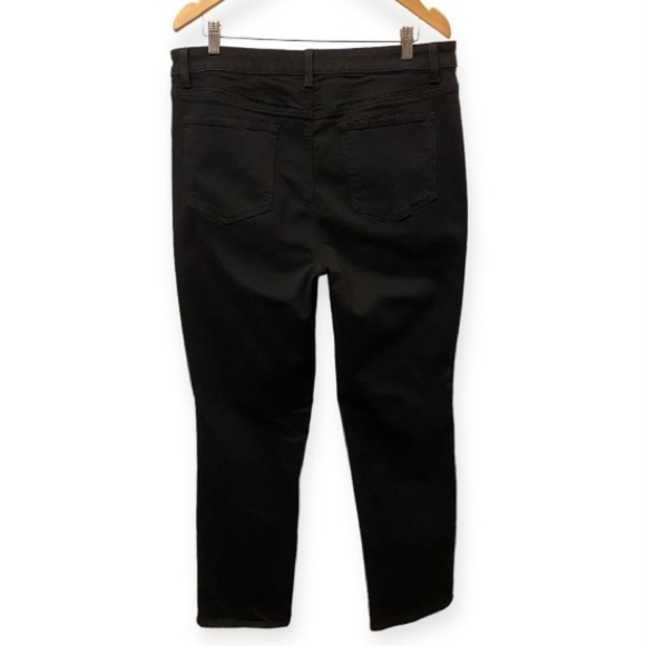Talbots 16 Straight Leg Jeans Black High Rise Women’s Stretch 2021 - Picture 4 of 12